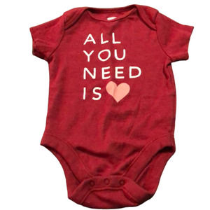 Old Navy “All you need is ❤️” onesie
